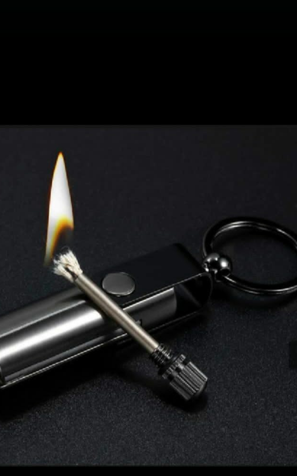 Flint Lighter Keychain