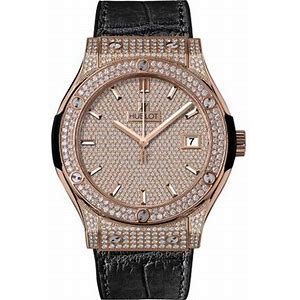 Beautiful Iced Stone HB Watches Luxury Quality.